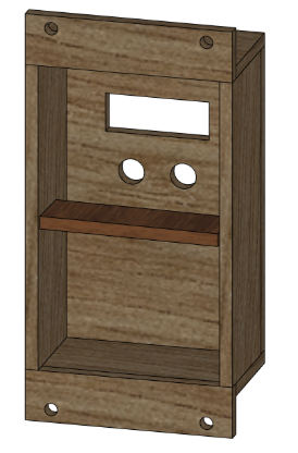 Electronics box — back