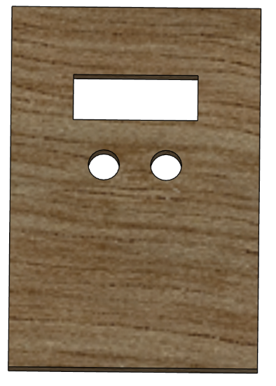Electronics box — front