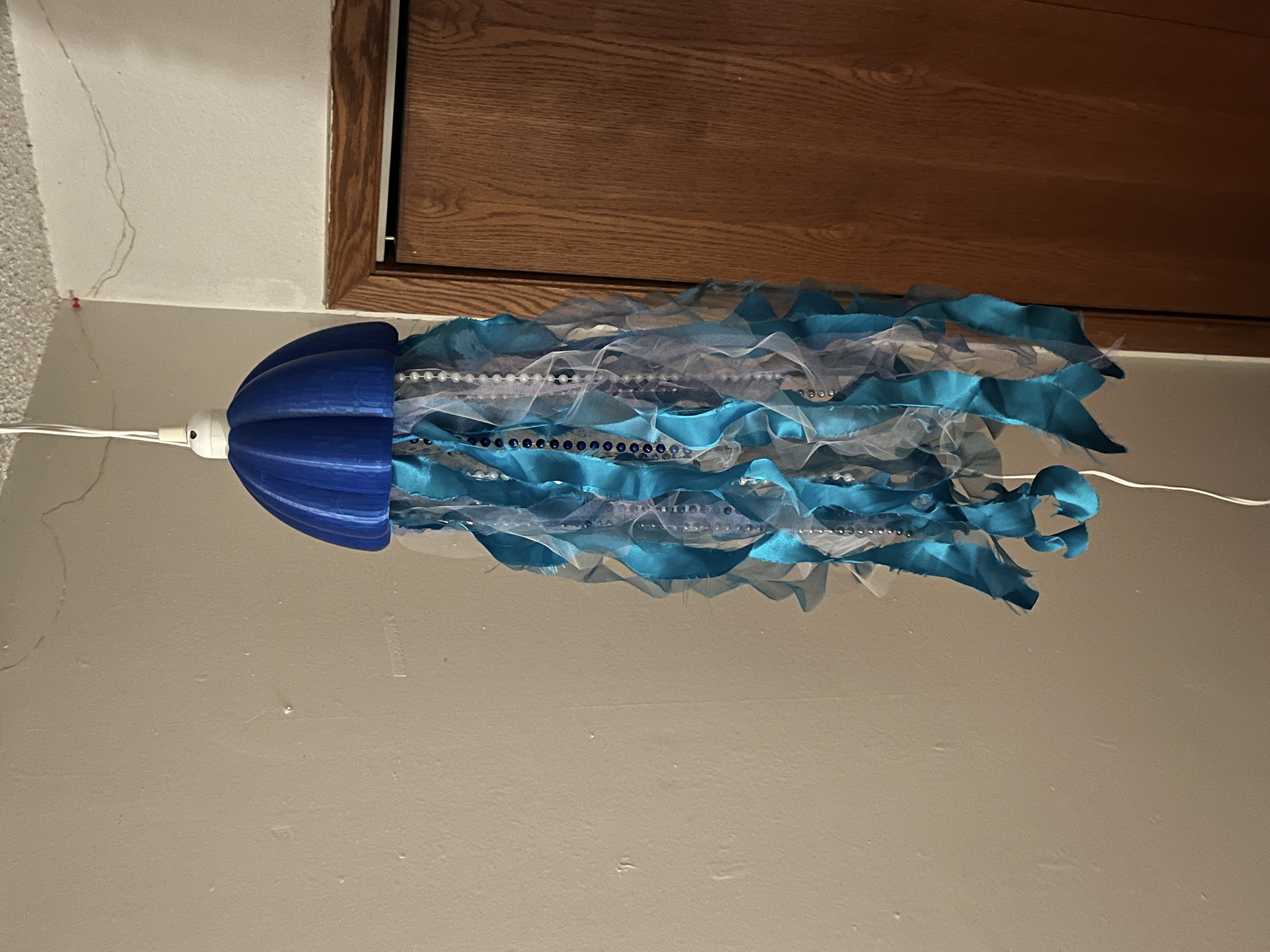 Jellyfish lamp — light off