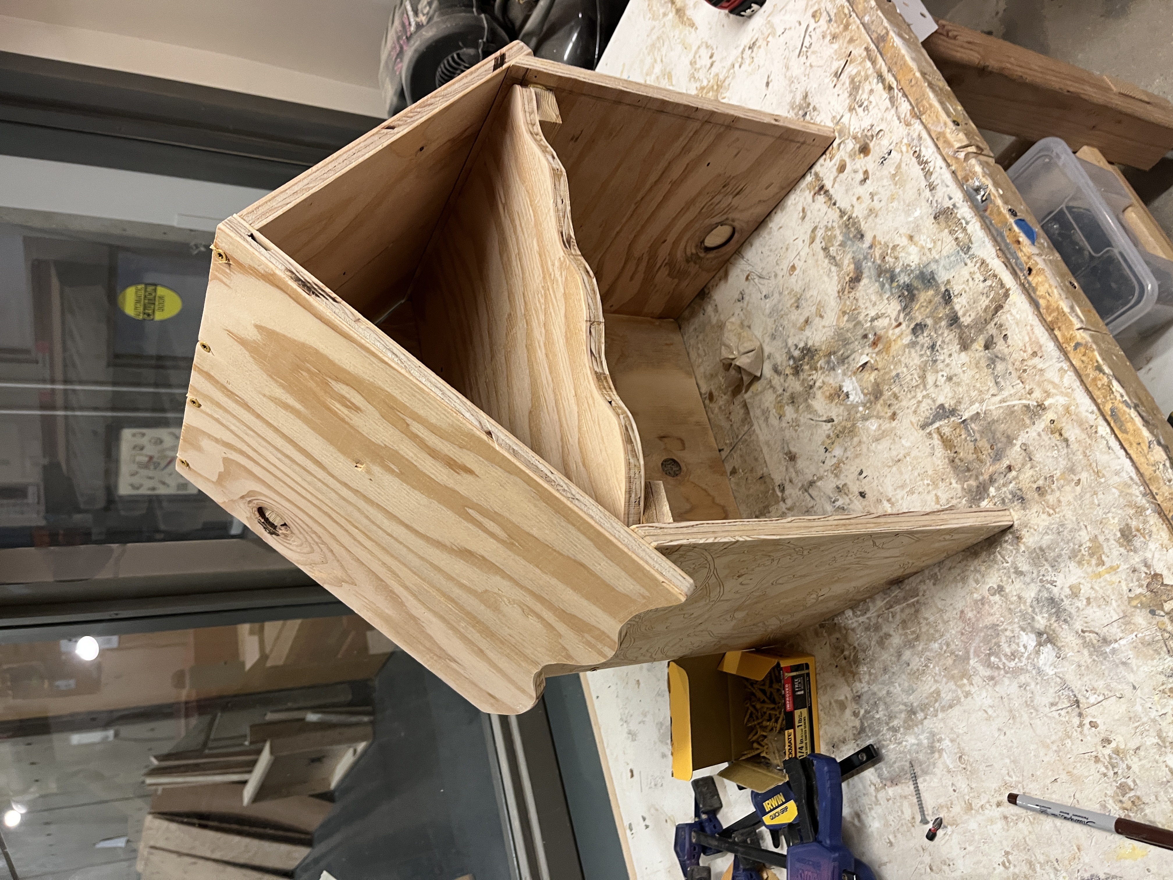 First draft model — front without base