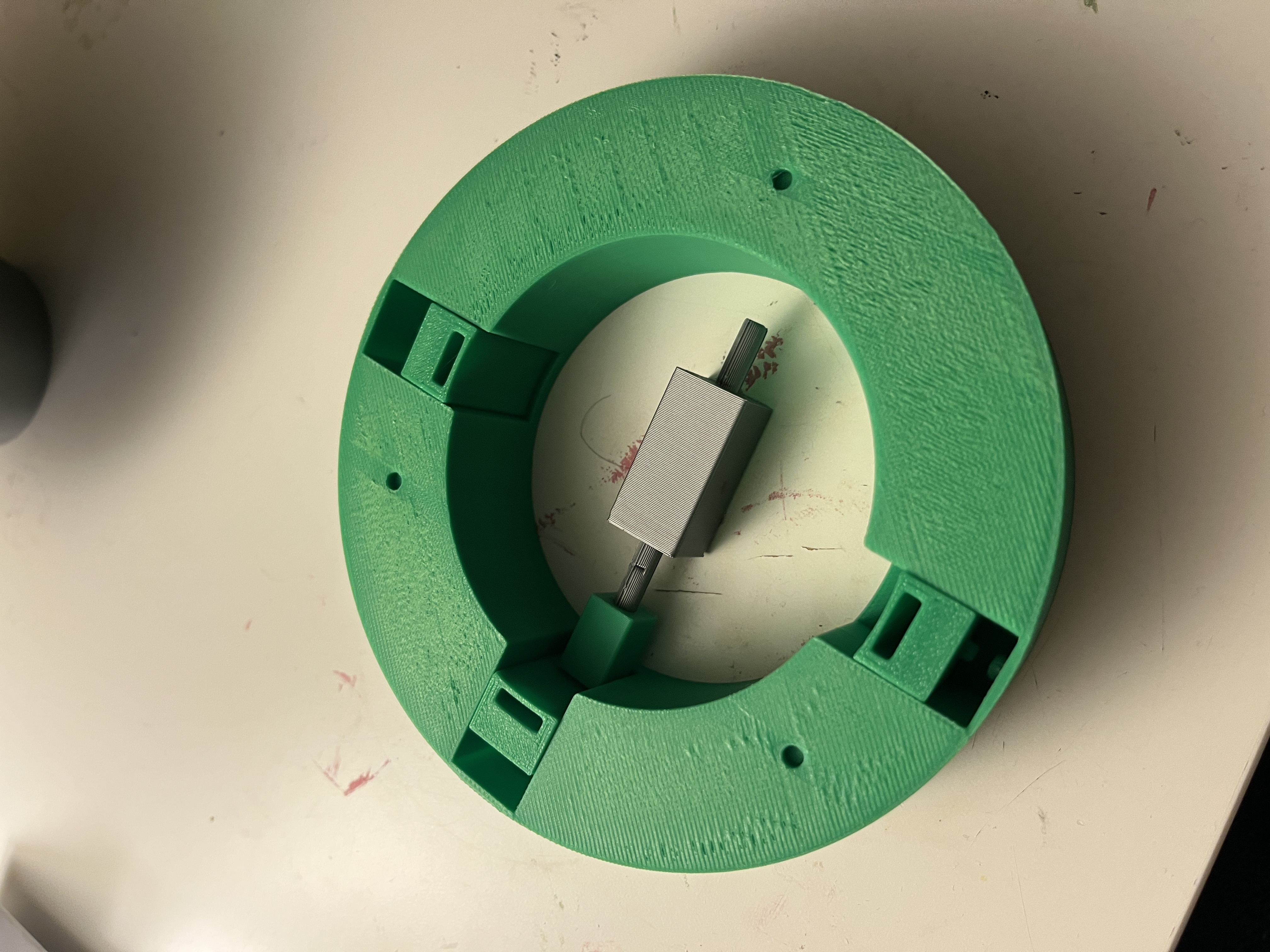 Attempt 1 — 3D printed solenoid model