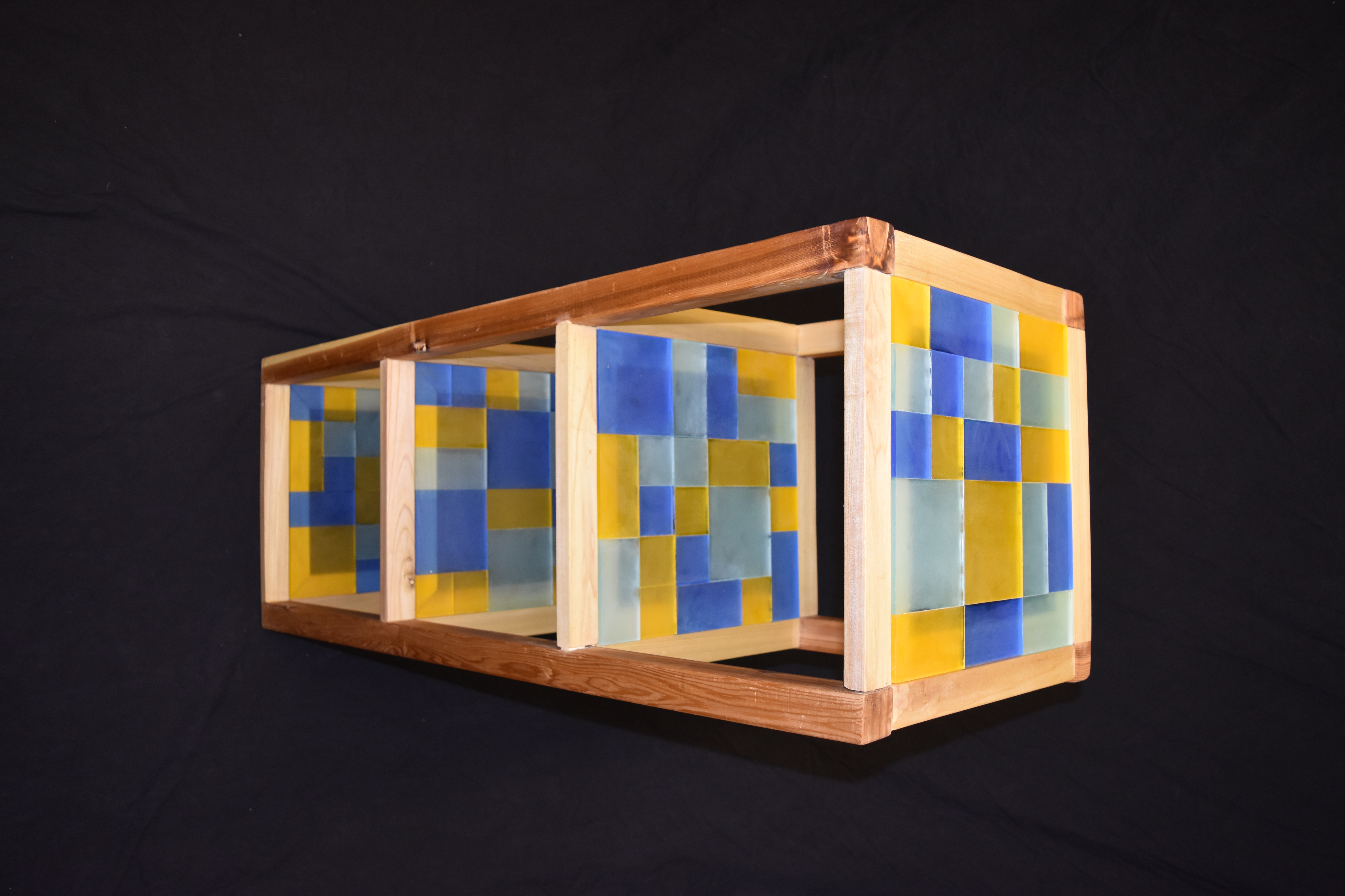 Wood + Acrylic Shelf