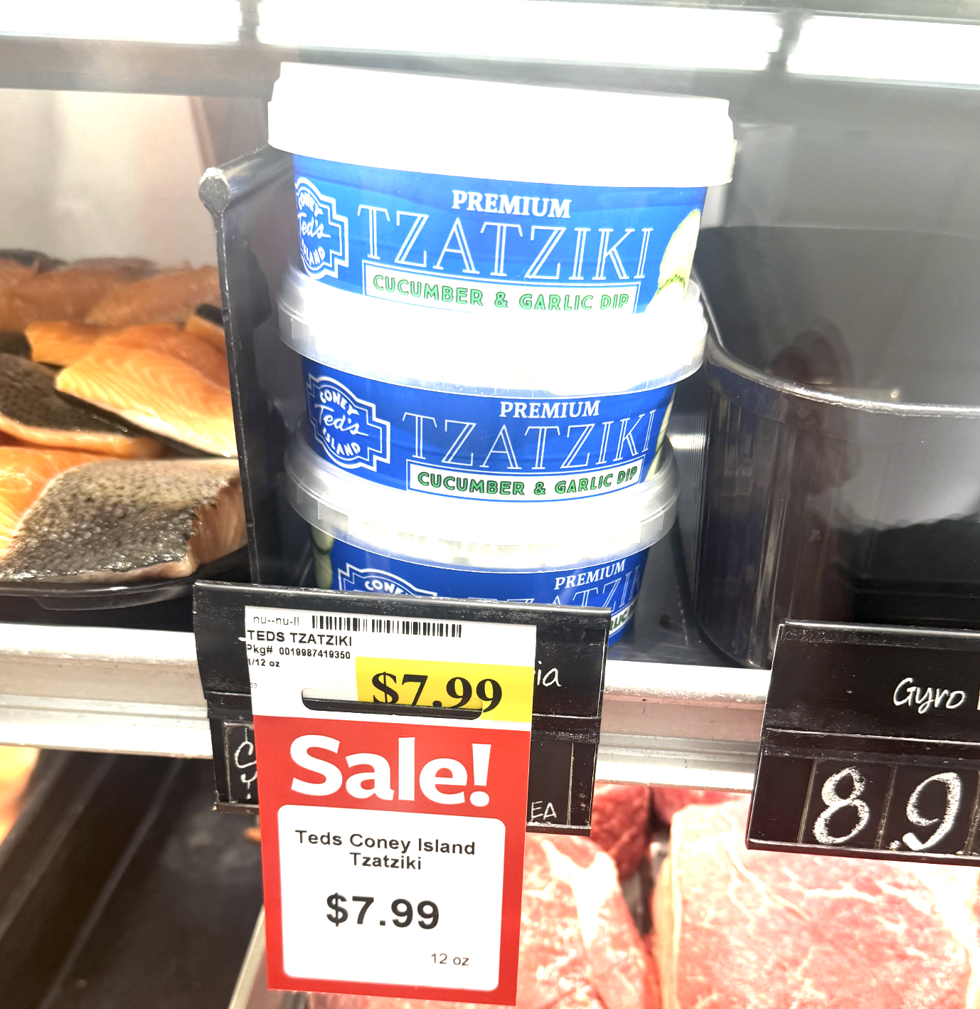 Ted's Tzatziki in-store at retail locations